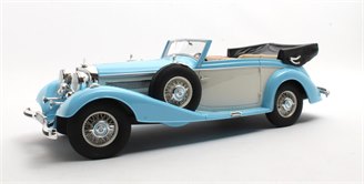 Mercedes 540K Cabriolet B 1936-1938 Blue/White 1:18