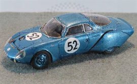 Rene Bonnet Aerodjet 23rd Le Mans 1964 #52 Farjon/Lelong