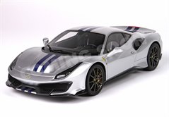Ferrari 488 Pista 2018 Silver 1:18