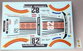 Porsche 934 4th Le Mans 1979 #82 Lubrifilm Decal 1:24