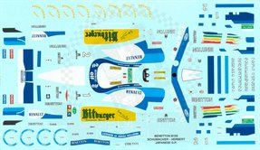 Benetton B195 World Champion 95 Decal