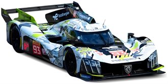 Peugeot 9X8 9th Qatar 1812kms 2025 #93 Peugeot TotalEnergies 1:18