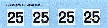 Ferrari 195S Touring LM50 #25 Decal