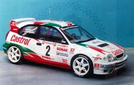 Toyota Corolla WRC Ypres 1999 Castrol Decal 1:24