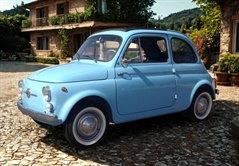 Fiat 500 D 1957 Blue 1:18