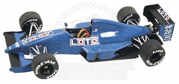 Ligier JS33B 9th France 1990 #25/16 Alliot/Larini