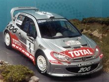 Peugeot 206 WRC Evo RAC 2001/Monte Carlo 2002 Works Conversion Set 1:24