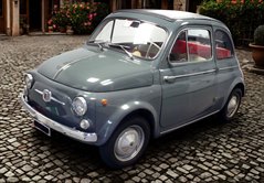 Fiat 500 D 1957 Grey 1:18