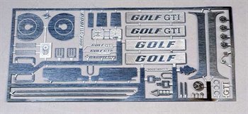 VW Golf GTi Photo Etched Detailing Set 1:24