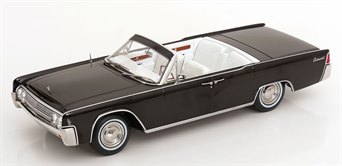 Lincoln Continental Convertible 1963 Black 1:18