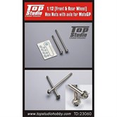 MotoGP Axle with Retaining Nuts 1:12