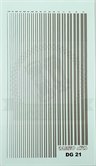 Silver Stripe Decal