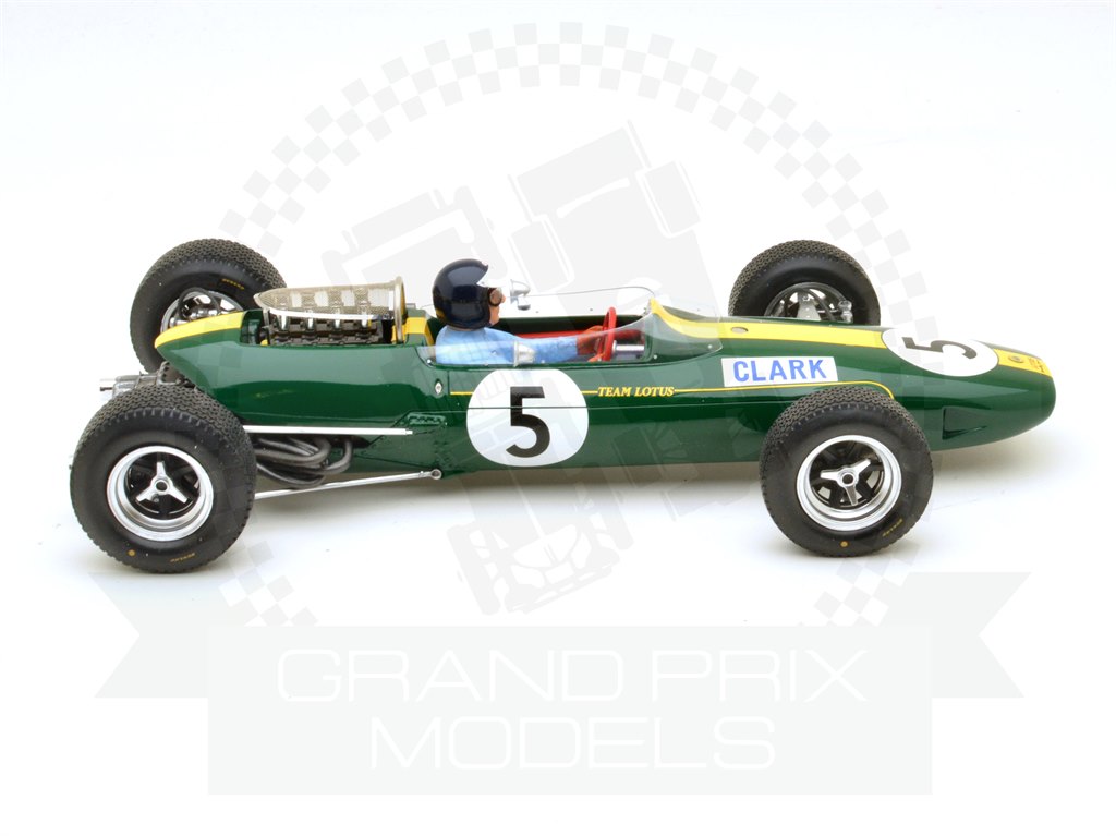 Spark Models 18S416 1//18 1965 Lotus 33 Jim Clark Ganador GP Británico Modelo F1