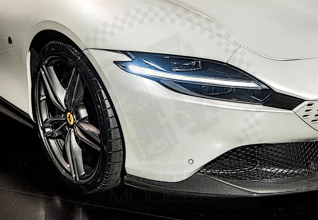 Ferrari Roma Rome 2019 White 118 by BBR
