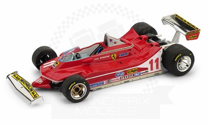 Driver Figure 1:43 Model Ferrari 312 T4 J Scheckter 1979 #11 Winner Italy GP
