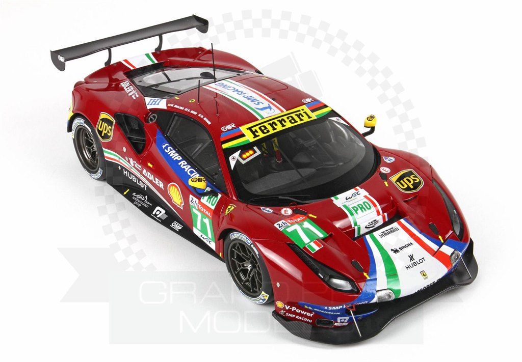 Ferrari 488 Gte Evo 27th Le Mans 2018 71 Af Corse 118 By Bbr