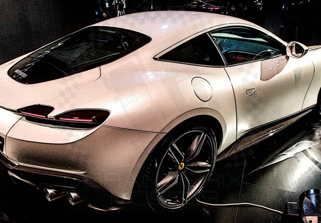 Ferrari Roma Rome 2019 White 118 by BBR