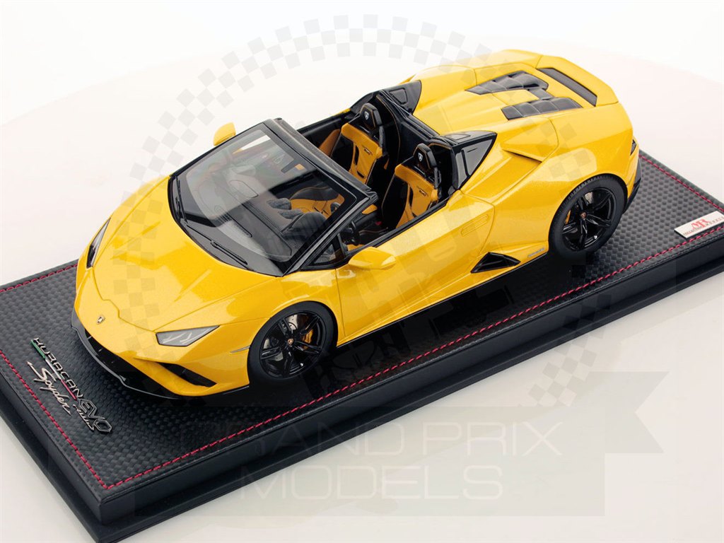 Lamborghini Huracan Evo RWD Spyder 2020 Yellow 1:18 by MR ...