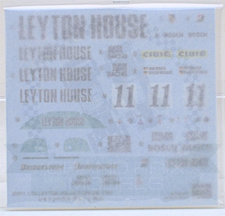 Porsche 962C Fuji 1000kms 1987 11 Leyton House 124 by Hasegawa