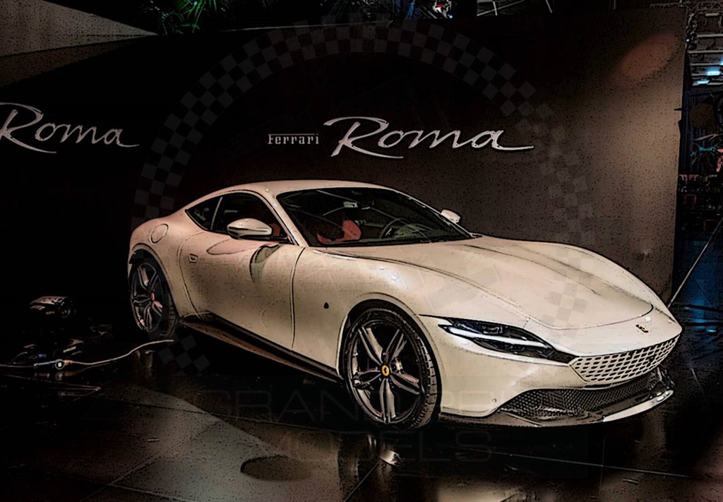 Ferrari Roma Rome 2019 White 118 by BBR