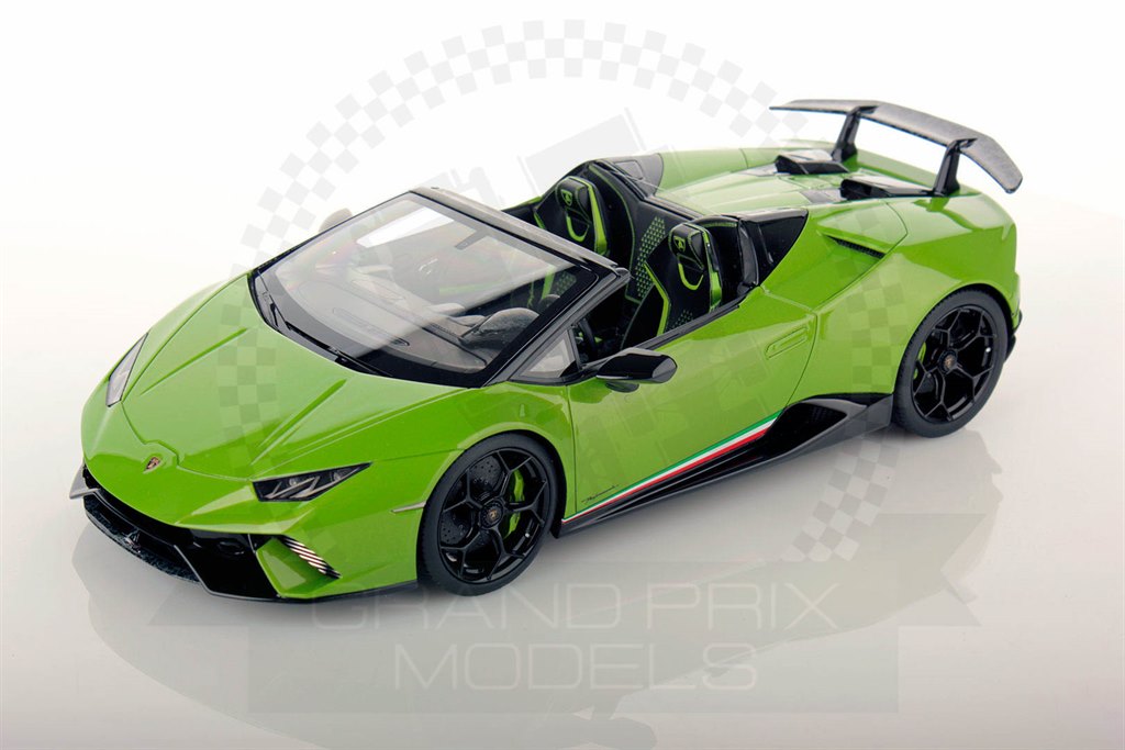 View Lamborghini Huracan Performante Spyder Lime Green PNG