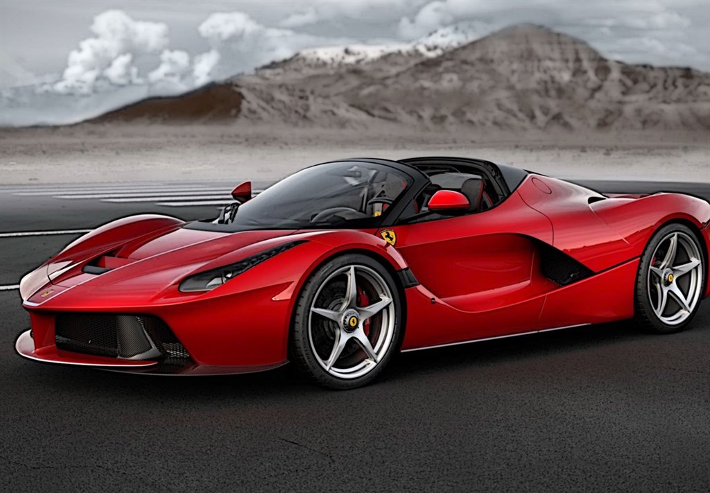 Ferrari LAFERRARI вид сверху
