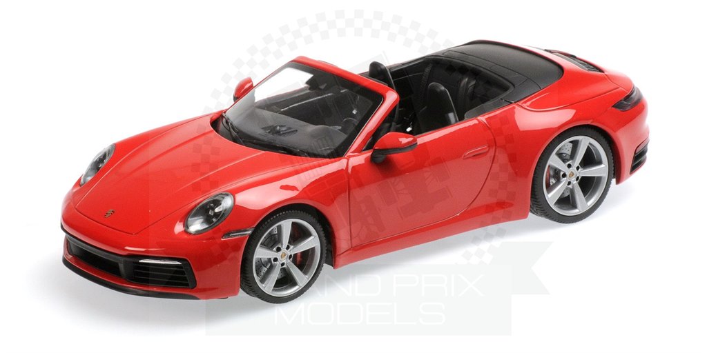 Porsche 911 (992) Carrera 4S Cabriolet 2019 Red 1:18 by ...