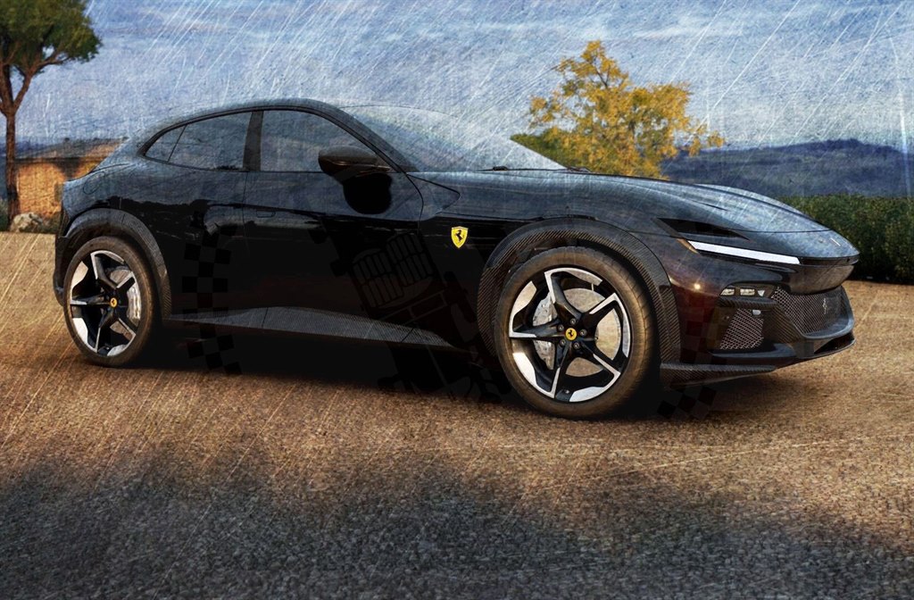 Ferrari Purosangue 2022 Black By Looksmart