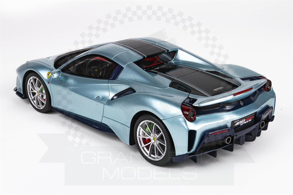 Ferrari 488 Pista Spider Closed 2018 Metallic Blue118 By Bbr