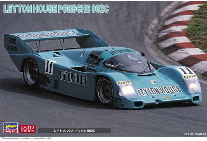 Porsche 962C Fuji 1000kms 1987 11 Leyton House 124 by Hasegawa